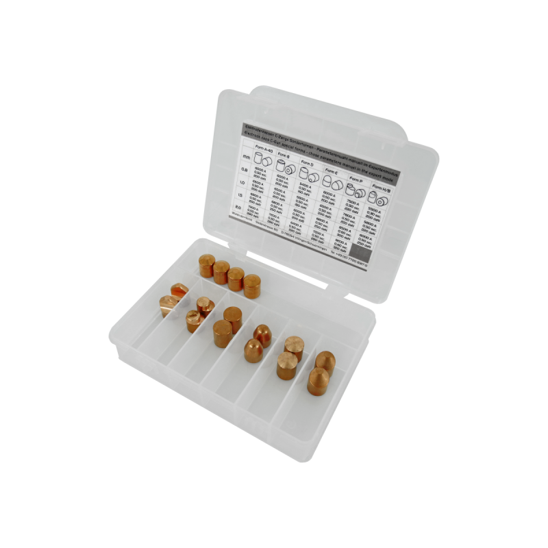 Electrode caps set | 16 pcs. | Ø 16 mm (497110)