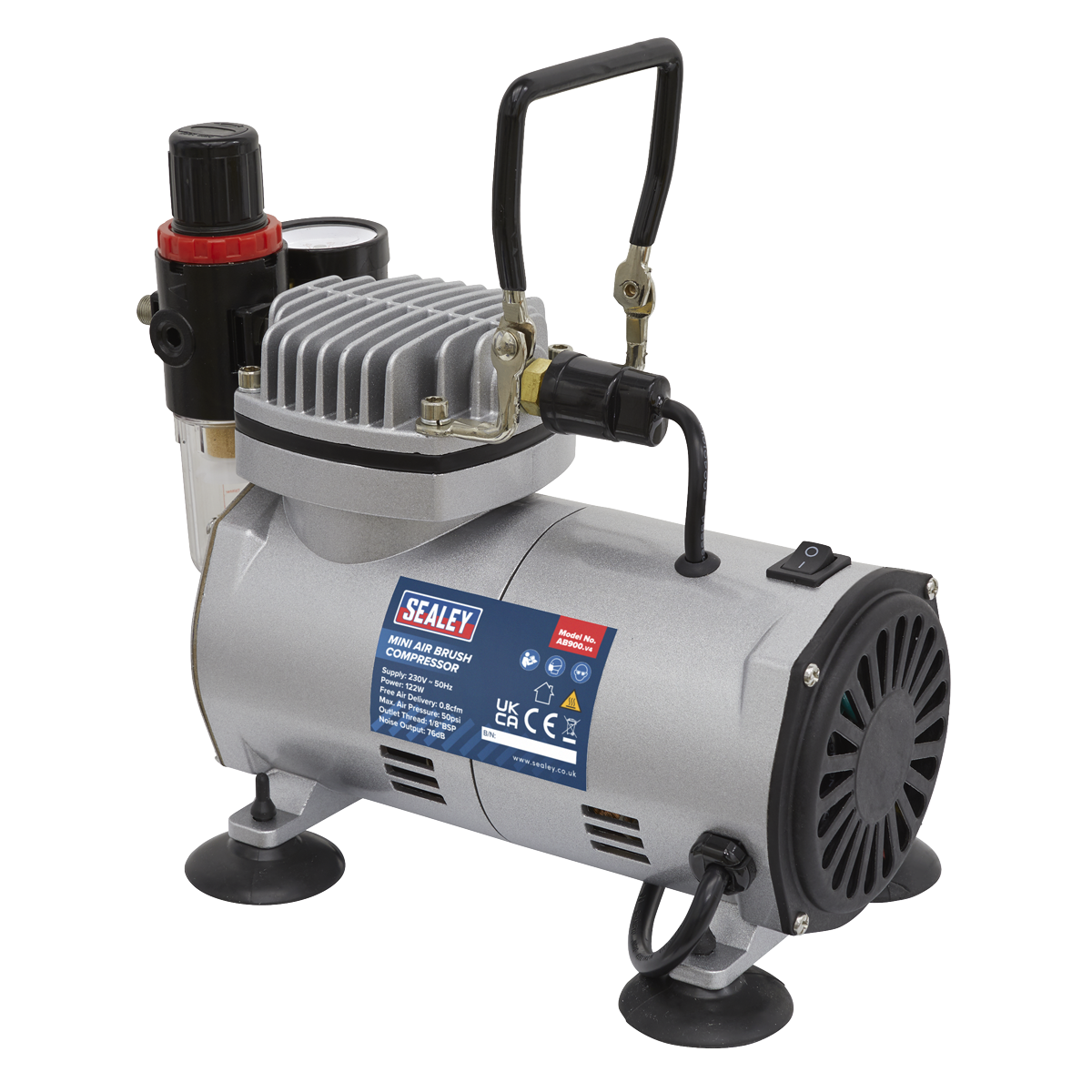 Sealey Mini Air Brush Compressor (AB900) - Bodyshop Solutions