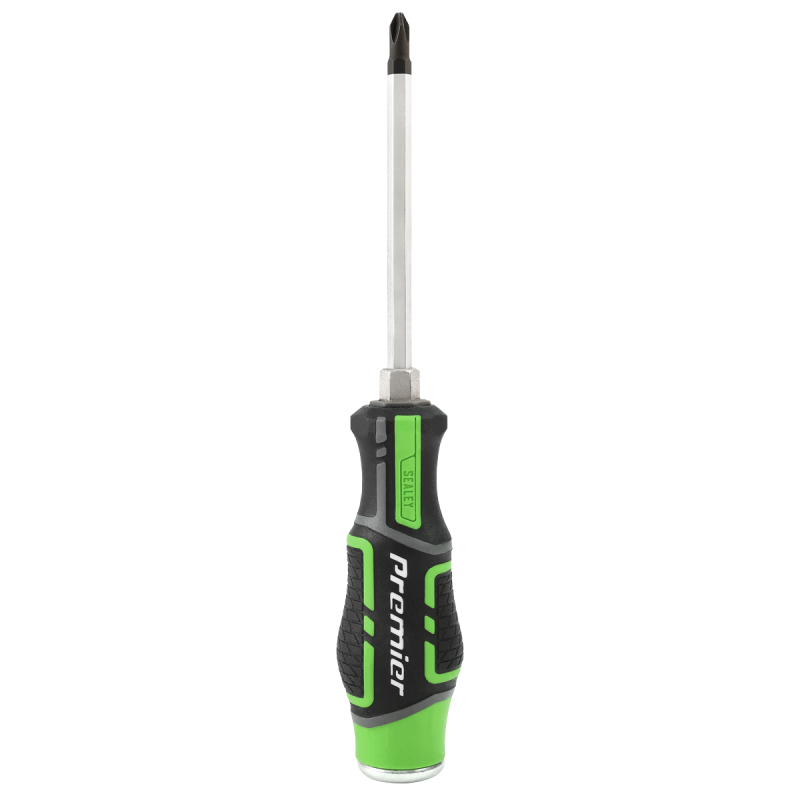 Hammer-Thru Screwdriver Set Hi-Vis Green 6pc AK4940HV - Image 2