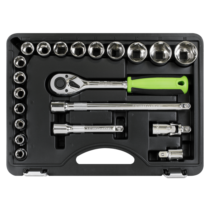 Sealey Socket Set 21pc 1/2"Sq Drive Metric S01237 - Image 2
