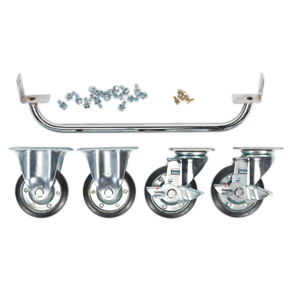Industrial Handle and Wheel Kit for 565mm Cabinets - API565KIT