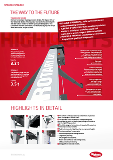 Brochure - Rotary 2 Post Lift 3.2t - SPMA32-X