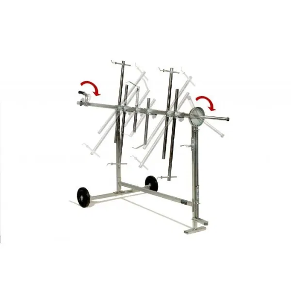 Mobile Rotating Panel Stand Adjustable FMT1756