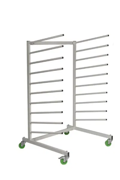 Windscreen Rack, Mobile, 10 Screens GL841001