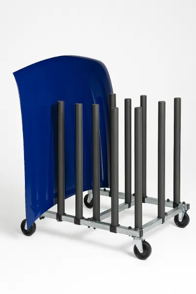 Mobile Vehicle Panel Storage Rack For 5 Panels FMT1205