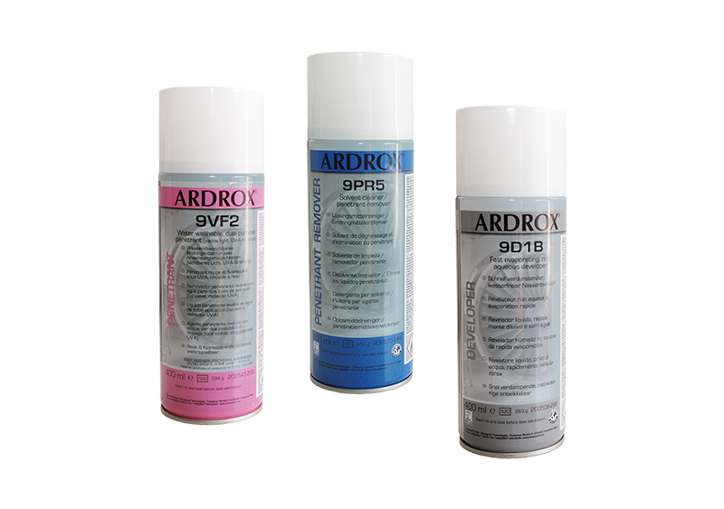 W&S Crack diagnosis spray | 3-piece set (311053)