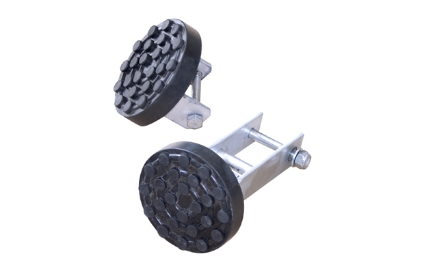 Stanzani Pair of rubber pads to be used with X Monser Art. 07700300