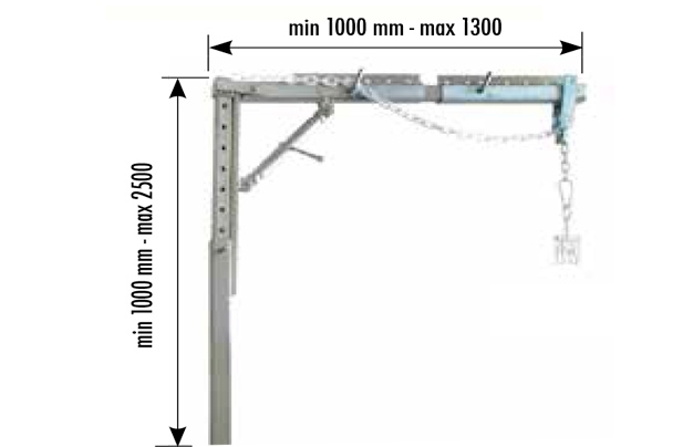 Stanzani Vertical Pull Arm Kit for X Monster Pulling Arm System Art. 07700400